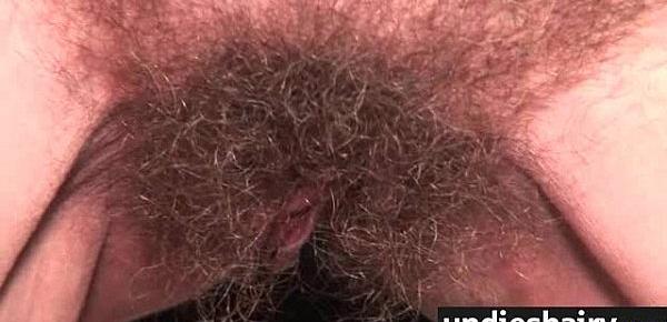 Hairy Winnie gets a hard cock stuffed in her hairy pussy 6